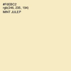 #F6EBC2 - Mint Julep Color Image